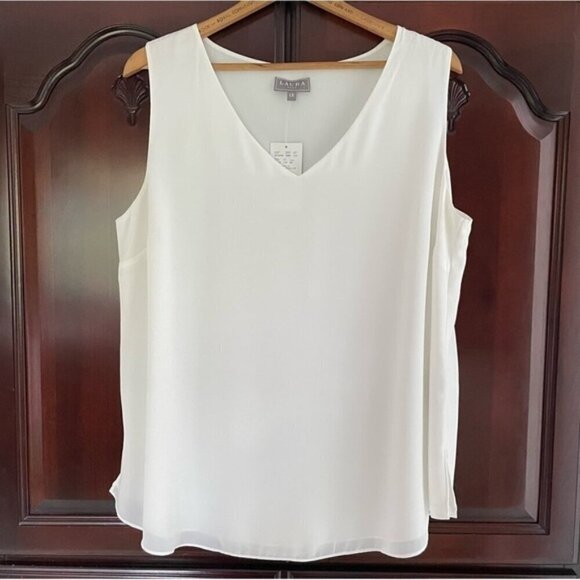 LAURA plus basically ivory top size 1X - Picture 4 of 12